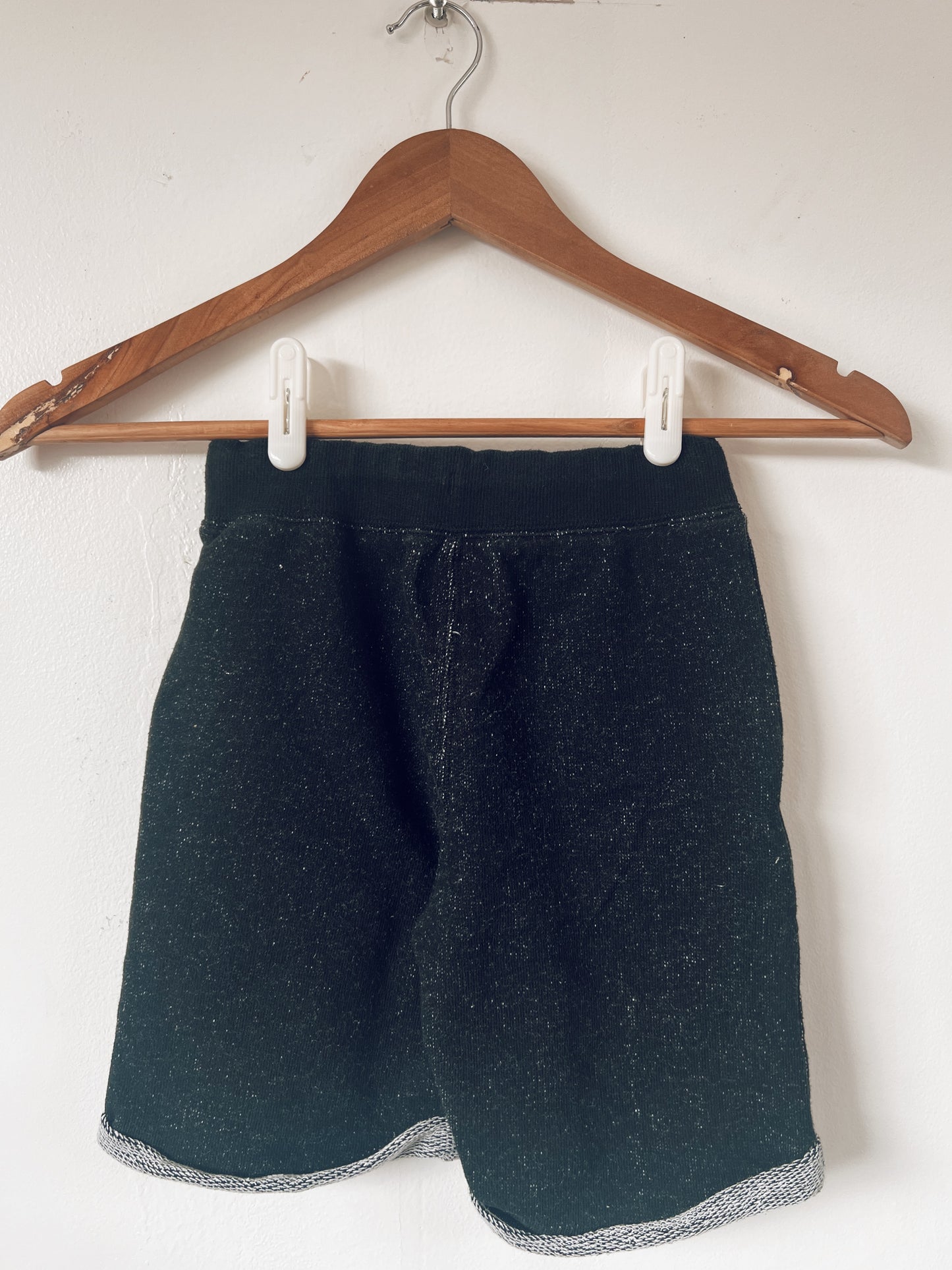 Classic Black Roots Shorts with Logo